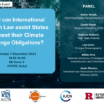 COP28 Side Event Explores Ocean Law’s Role in Climate Change Commitments
